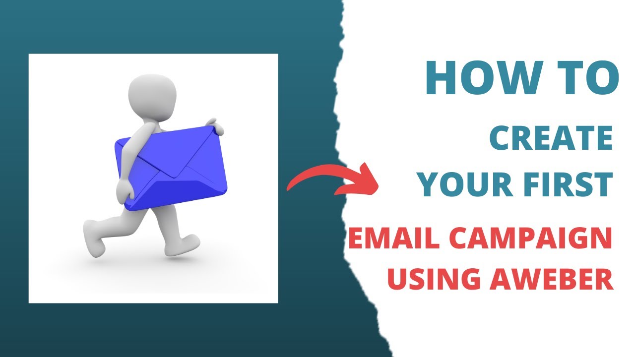 Step by step tutorial to create email campaign using AWeber