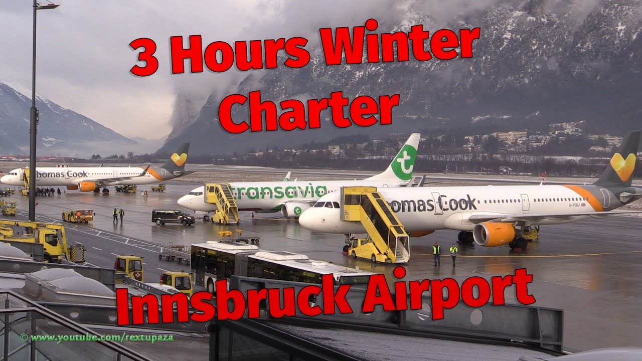 3 HOURS OF SPOTTING! 2018 WINTER CHARTER @ Innsbruck Airport INN/LOWI