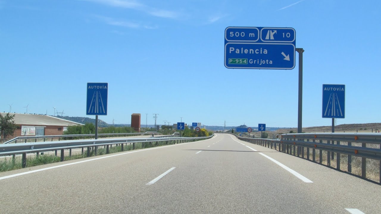 Spain: A-65 around Palencia