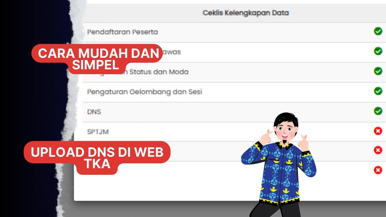 CARA MUDAH, DOWNLOAD DAN UPLOAD DNS DI WEB TKA