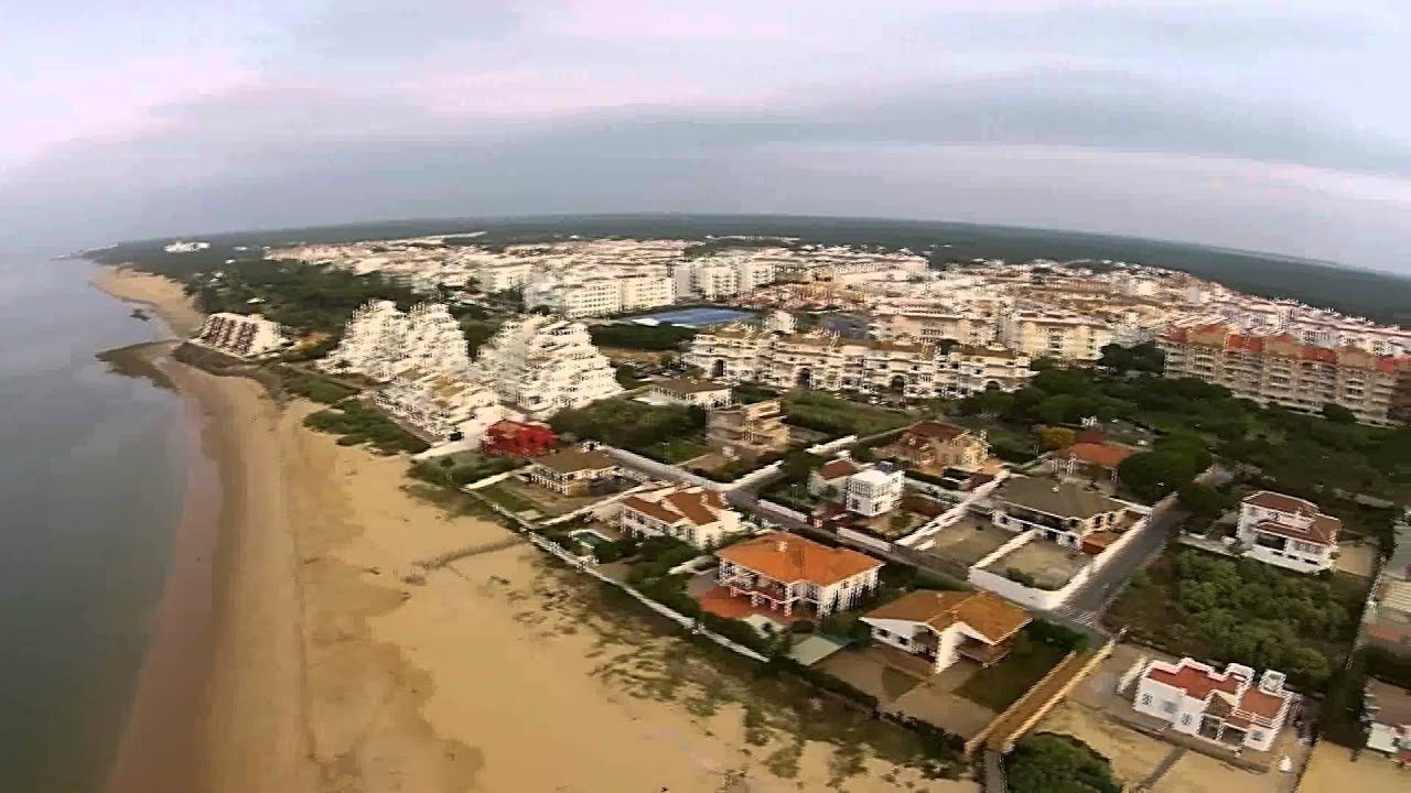 El portil, Punta Umbría (Huelva) a vista de pájaro.