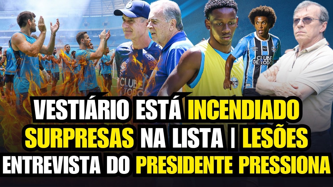 VESTIÁRIO PEGANDO FOGO | PRESIDENTE EMBALA E PRESSIONA | MAIS LESÕES | O TIME DO CLÁSSICO