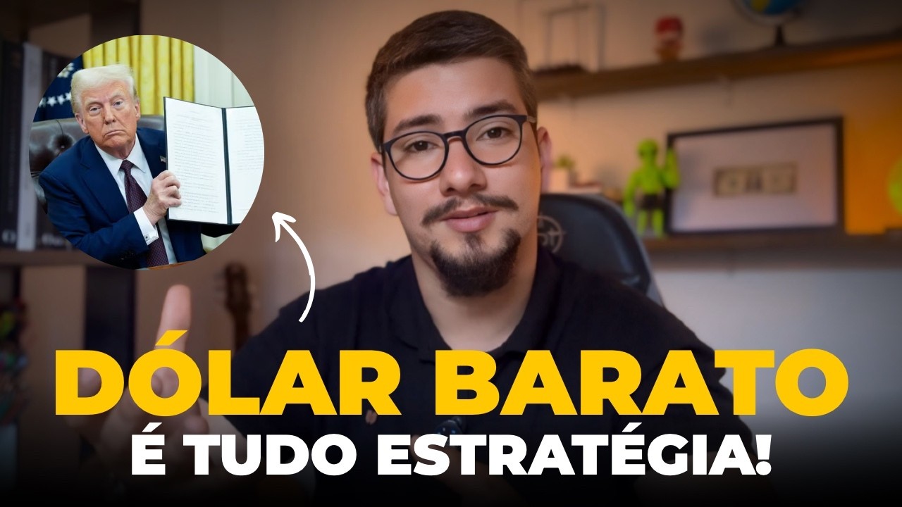 Dólar fraco é bom pro Brasil? Entenda o plano do Trump