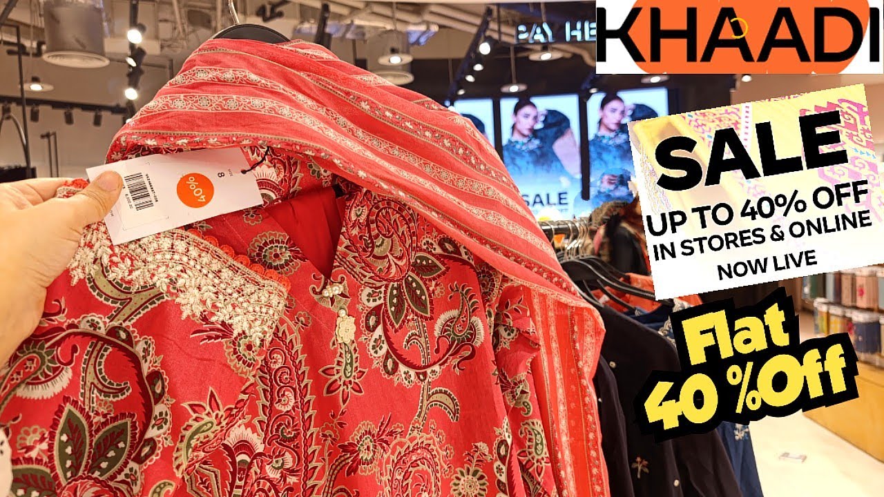 Khaadi Pret Sale 2025&hearts;️Khaadi Flat 40%Off Sale&hearts;️Khaadi Lawn Sale 2025