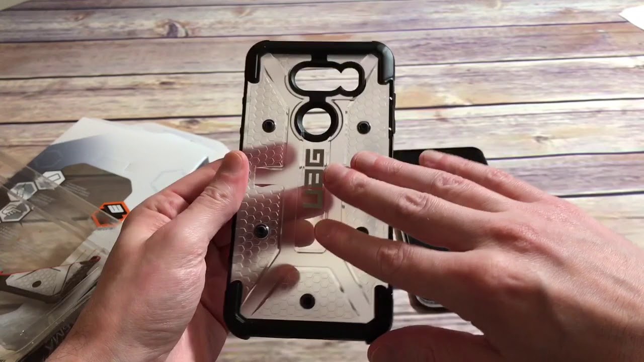 UAG Plasma Feather-Light Rugged Case For LG V30 BiG Unboxing and Review