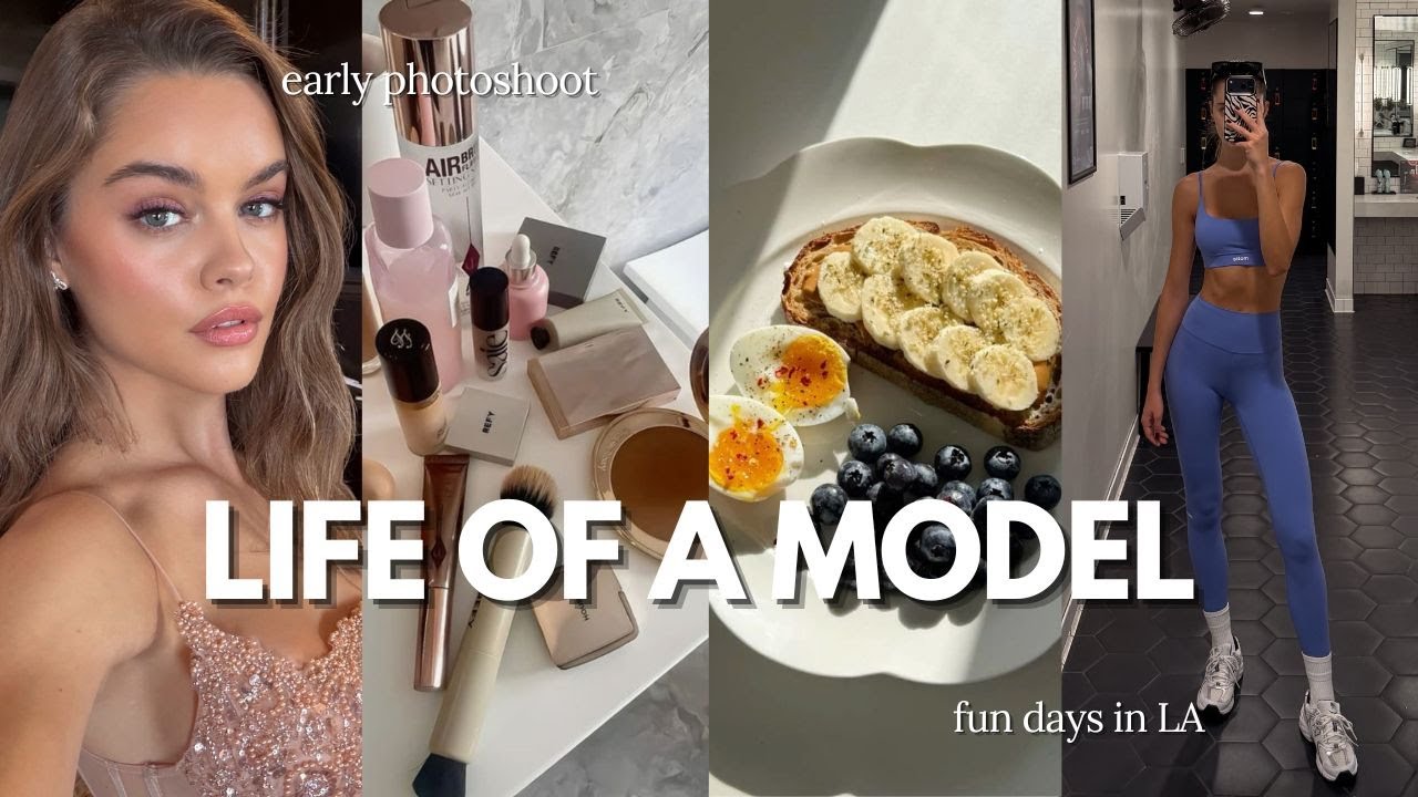 life of a model 💌 photoshoot, days in LA, busy schedule