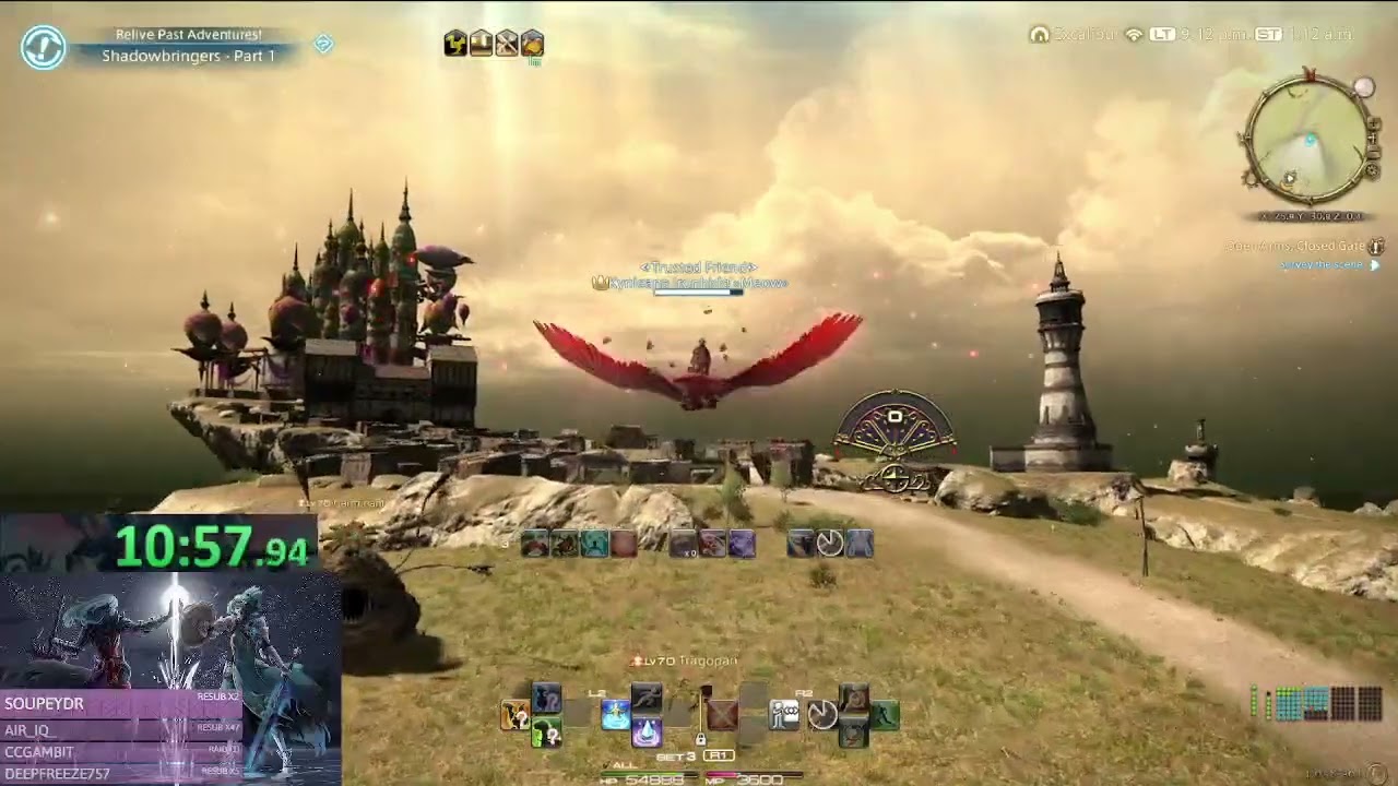 FFXIV MSQ (NG+, Very Easy) Speedrun - ShB Part 1 - 3:24:29 (PB)