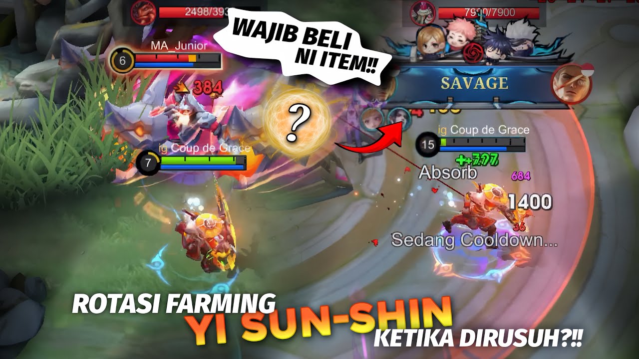 CARA ROTASI YI SUN-SHIN BY BLESS KETIKA KALIAN DIRUSUH | BUILD ITEM INI AUTO SAVAGE !!!