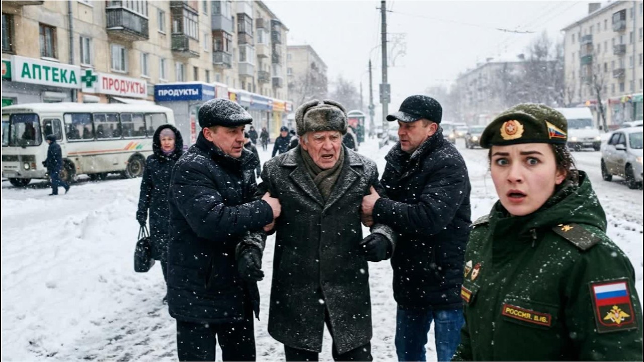 Сержант спасла нищего старика, а утром к её дому приехал кортеж Майбахов