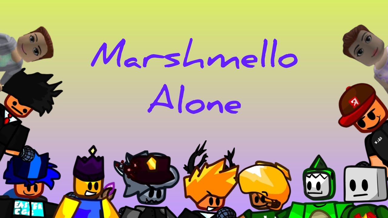 Marshmello - Alone mas é um cover de FNF (VS Friends)