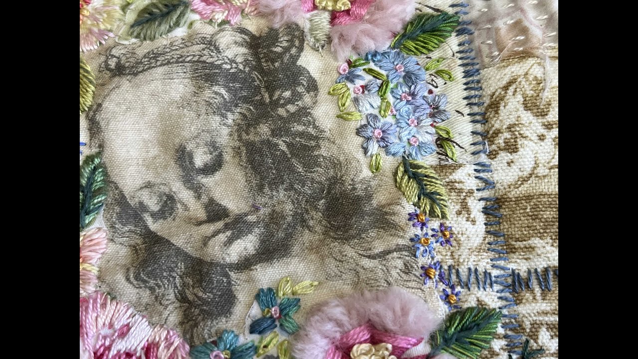 #roxysjournalofstitchery | EP 27 Block 2 Finishing my fancy flowers