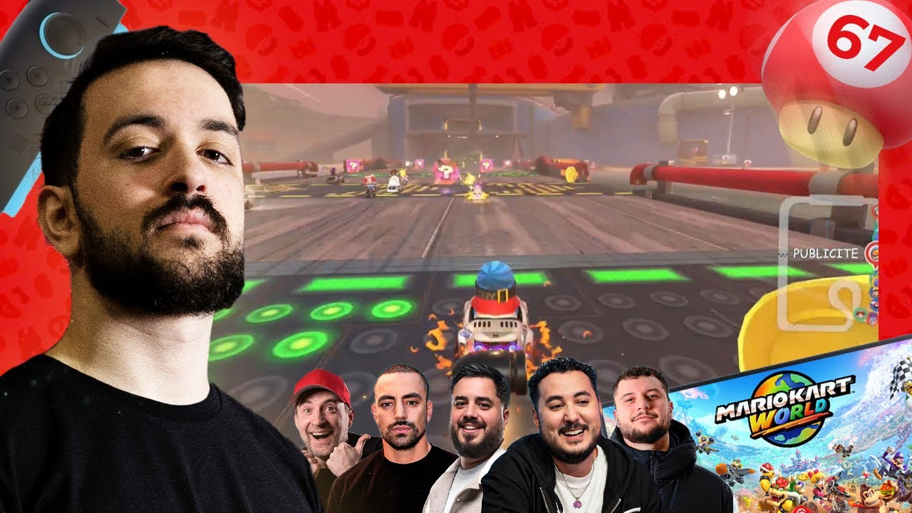 On affronte 3 équipes de viewers sur Mario Kart World