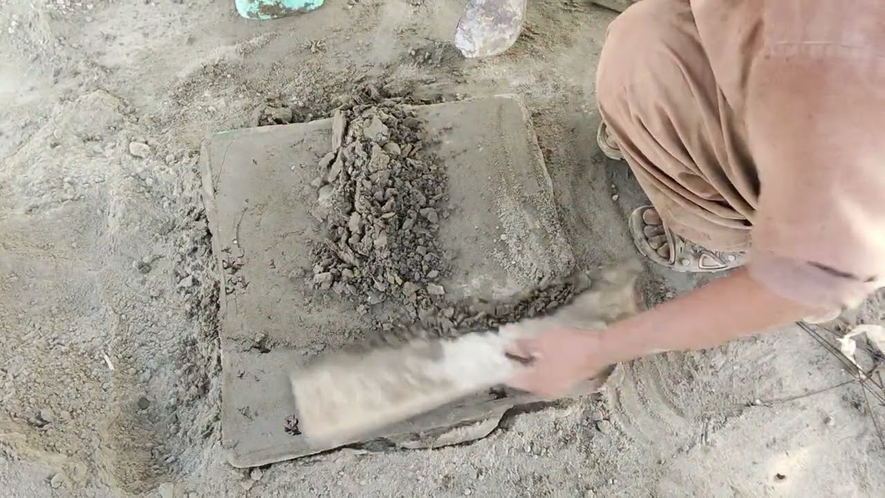 Cement Rooftop Tile Design Making 