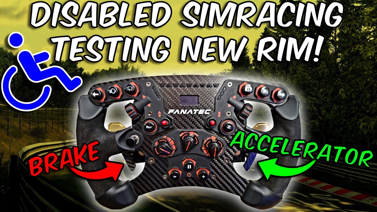 Testing Fanatec Formula V2.5 as a Disabled Sim Racer! In AC and ACC - Advanced Paddle Module