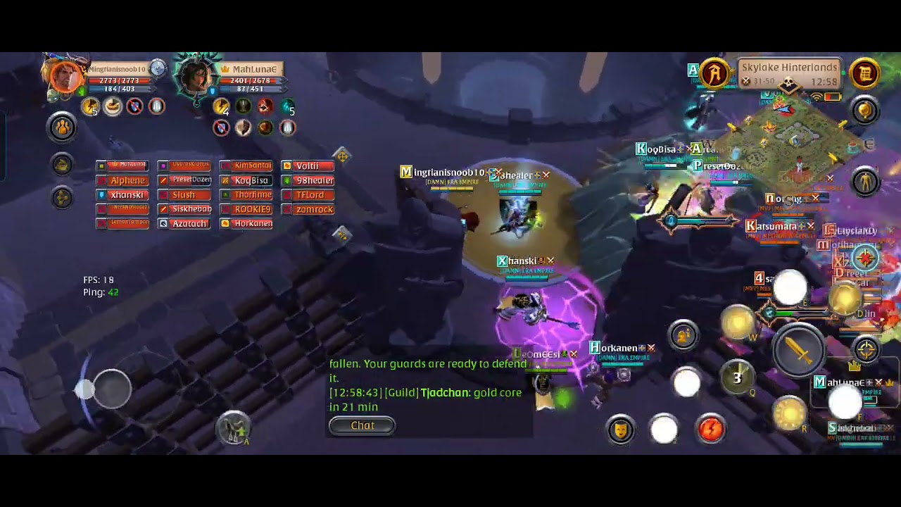 eRa vs meerkat assemble| healer pov | castle defend |
