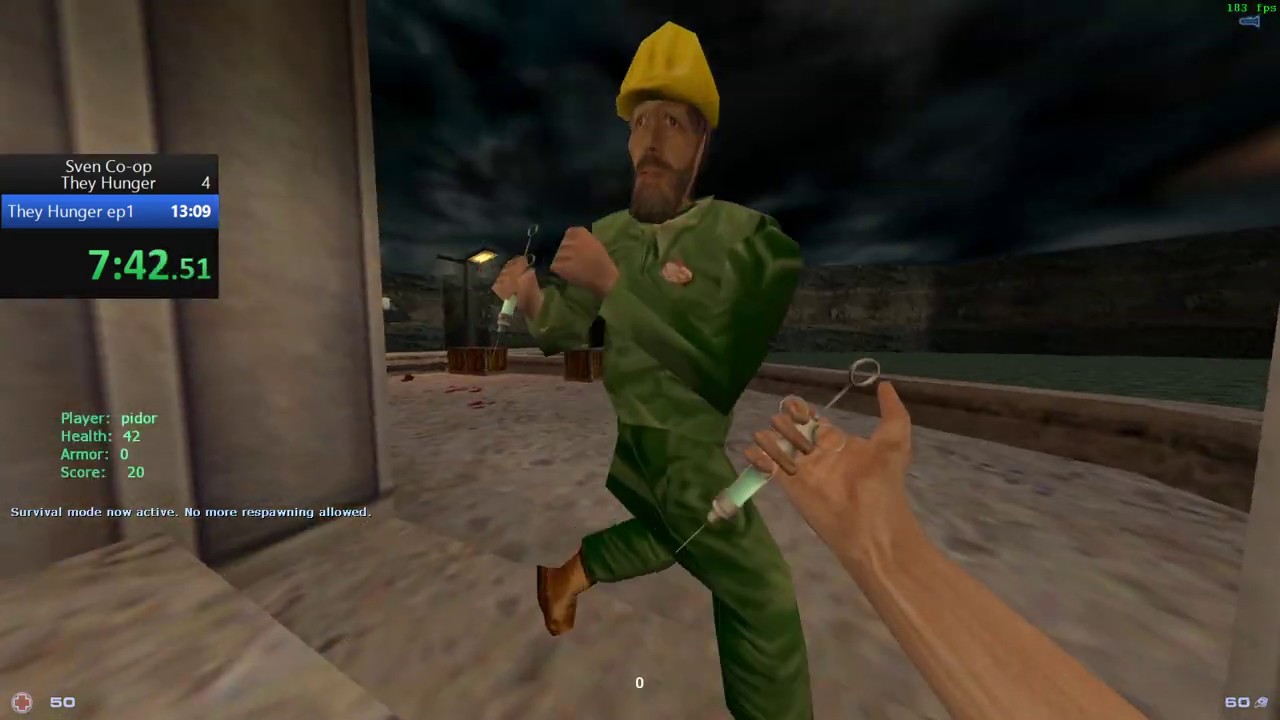 Sven Co-op They hunger Speedrun in 10:37
