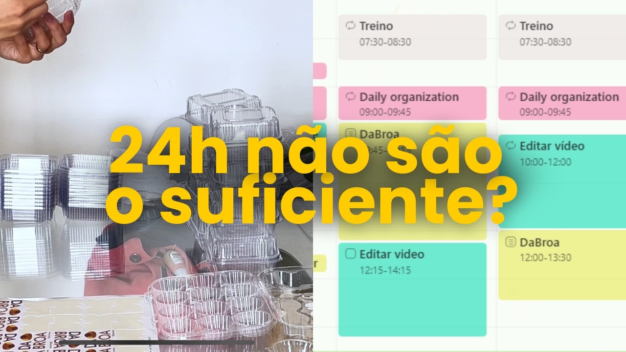 Vlog: como eu organizo meu tempo para ficar rica (de verdade)