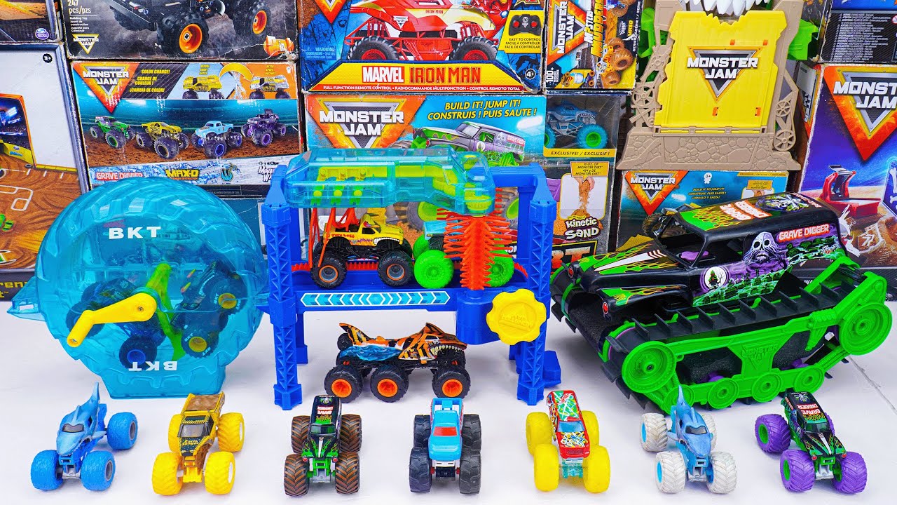 Monster Jam Collection Unboxing Review | Monster Jam Monster Dirt Starter Set