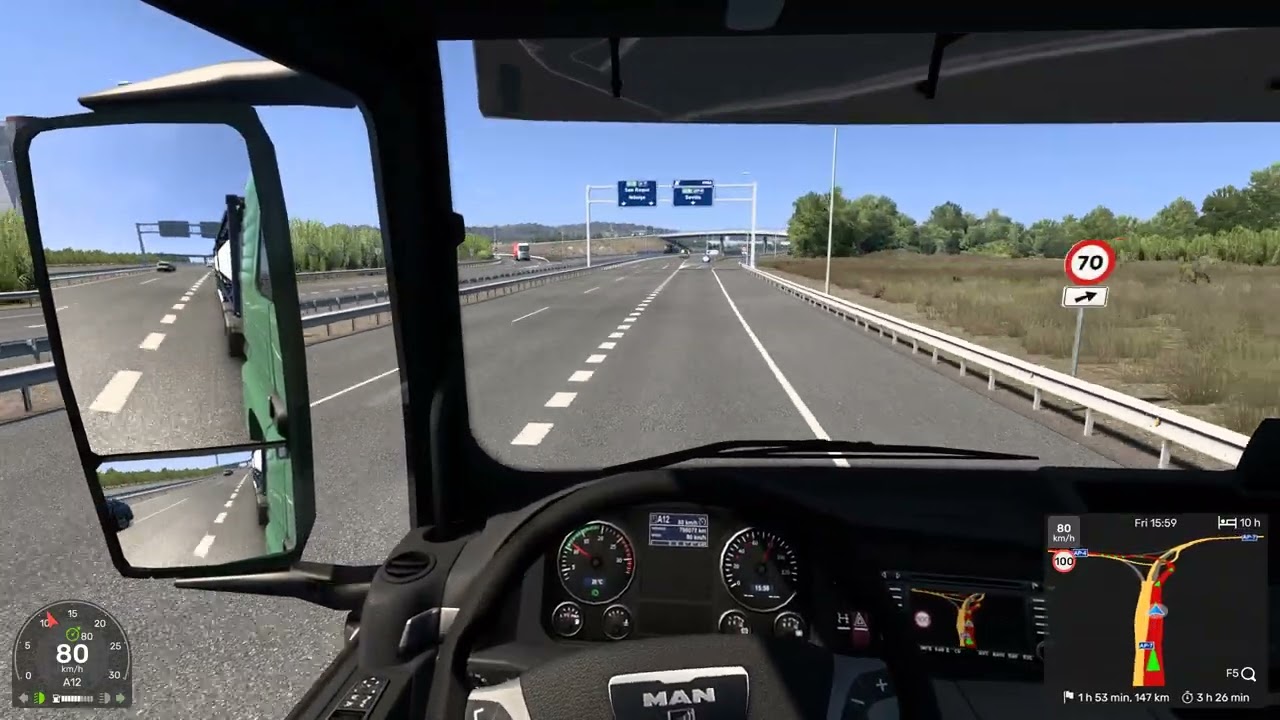 Euro Truck Simulator 2 Delivery sulphuric acid across Spain (20 t) №2
