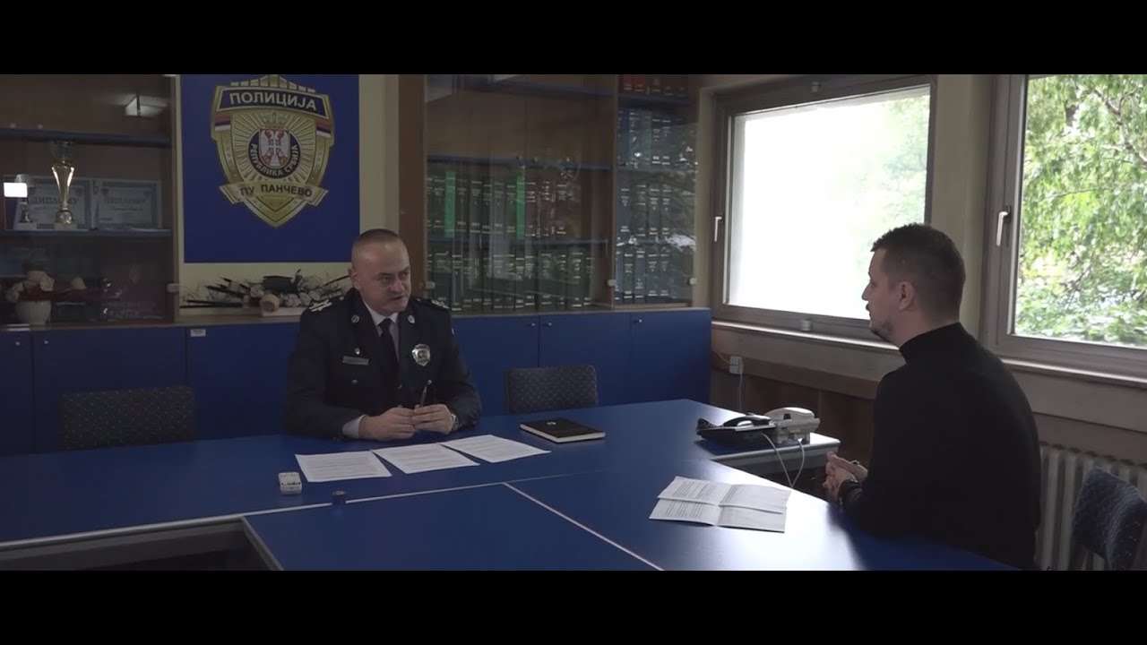 Pukovnik Stevan Čigoja, načelnik PU Pančevo 12.05.2023 - TV Pančevo