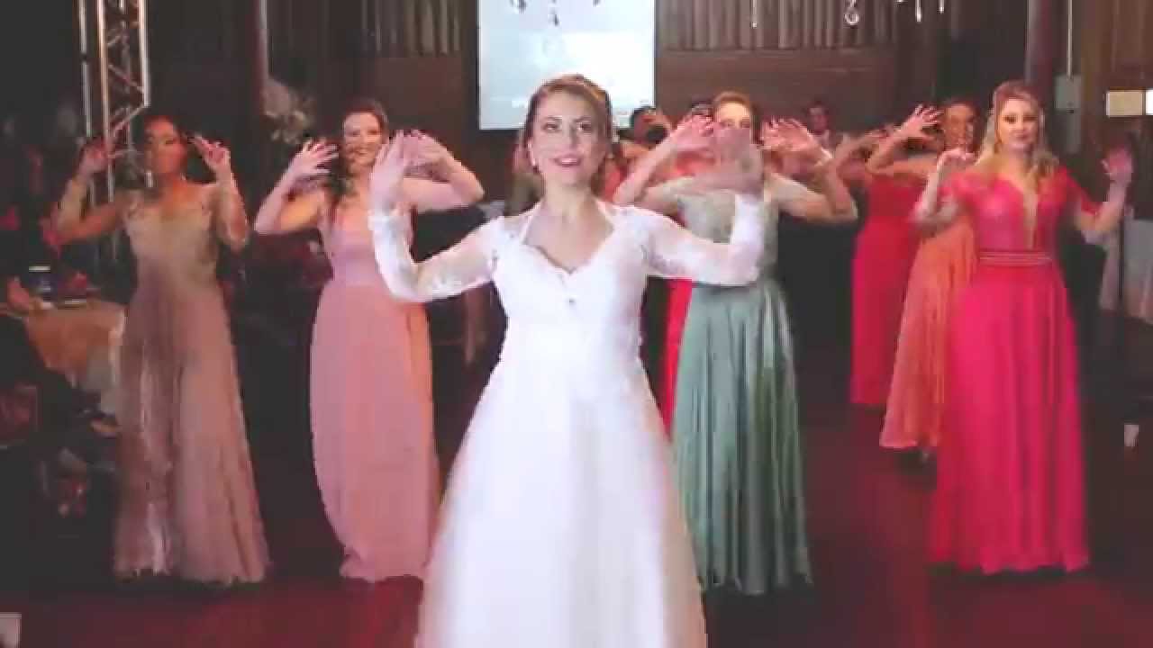 Dança das damas e padrinhos - Casamento Daiana e Daniel