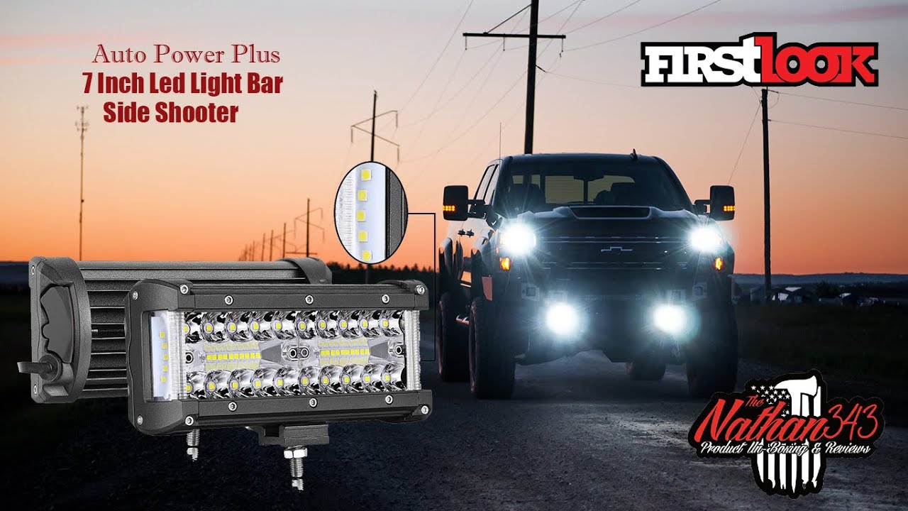 7 Inch Led Light Bar Side Shooter Led Pods