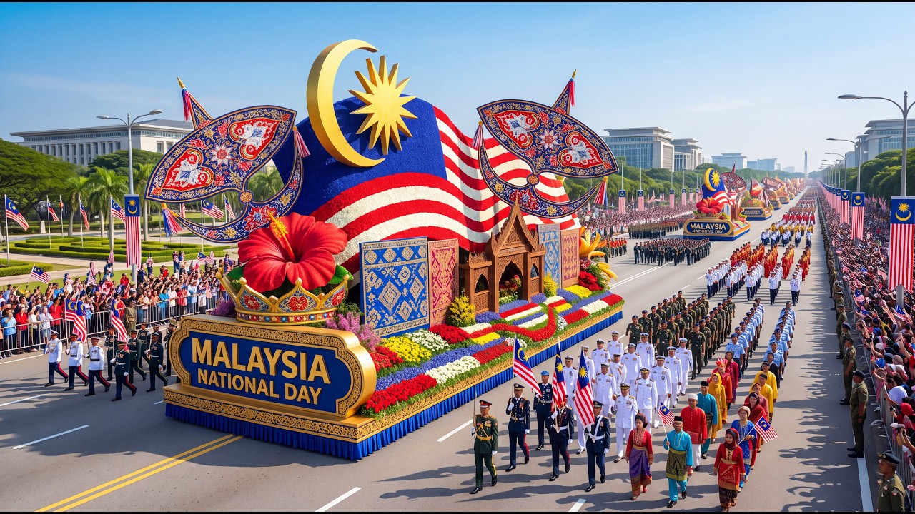 🔴 LIVE: Malaysia National Day 2026 | Spectacular Merdeka Floral Parade Through Kuala Lumpur