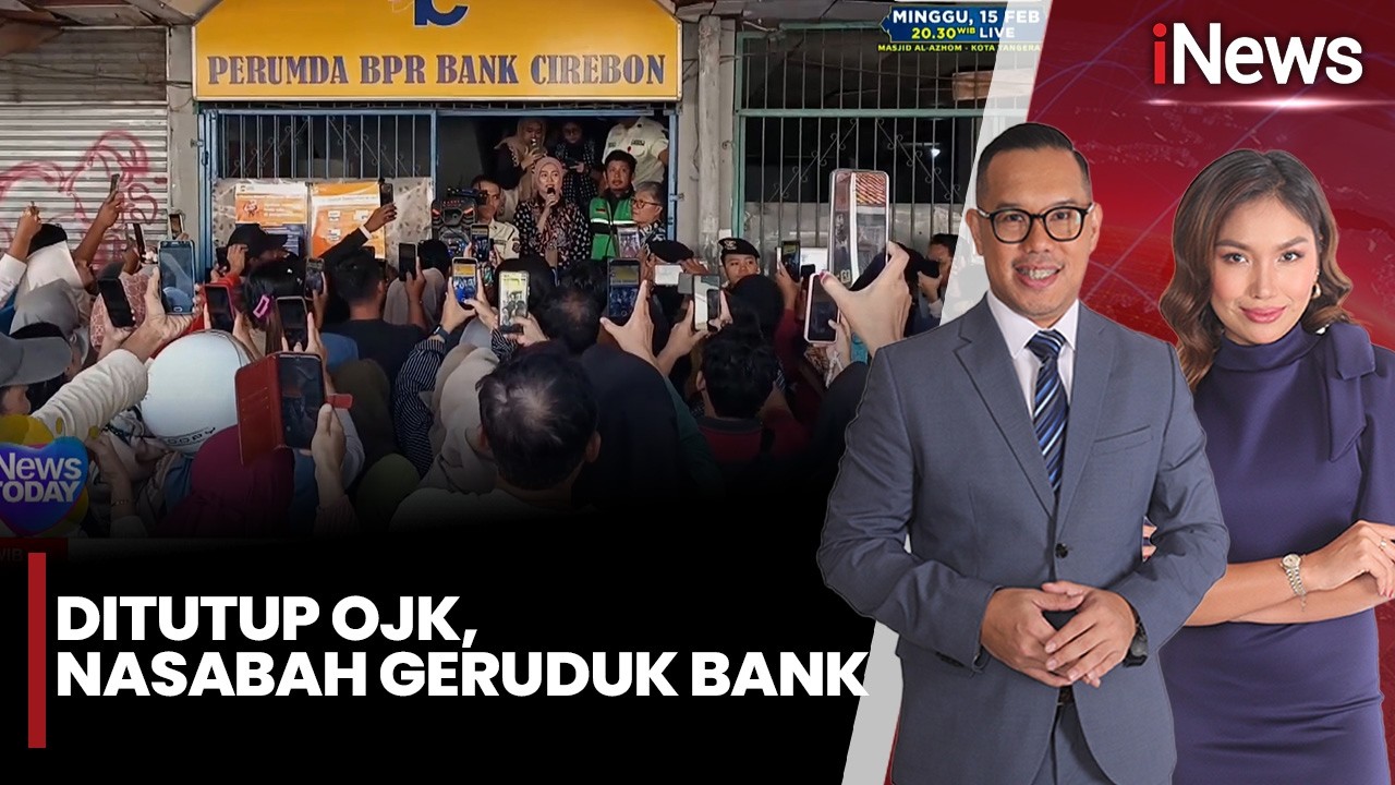 Bank Ditutup OJK! Ratusan Nasabah Geruduk Kantor Bank, Khawatirkan Uang Hilang | iNews Today (11/02)