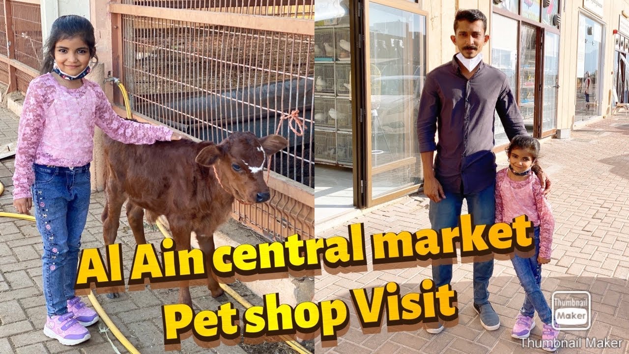 Al Ain Central Market /Pet shops/Plant Nurseries/Life in Al ain/Cute little Girl HiyaPaveesh