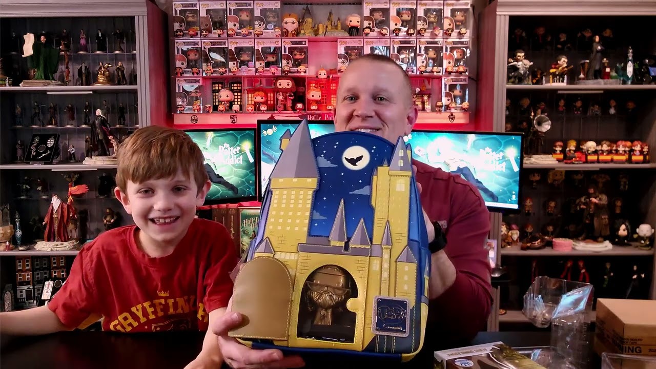 Harry Potter Loungefly With Golden Dumbledore.