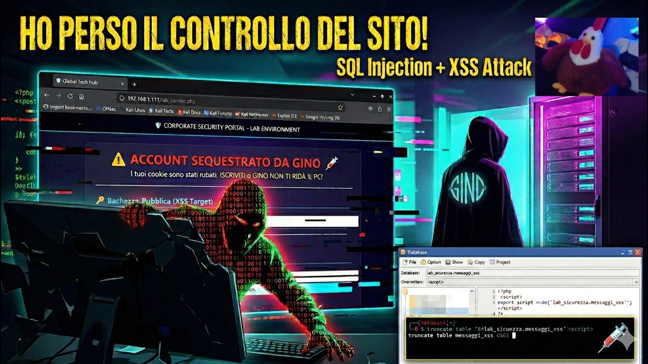 SQL Injection + XSS Attack - L'Infiltrazione Letale di 