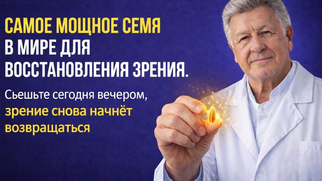 Съешьте ЭТО семя — зрение начнет возвращаться! Даже врачи редко об этом говорят