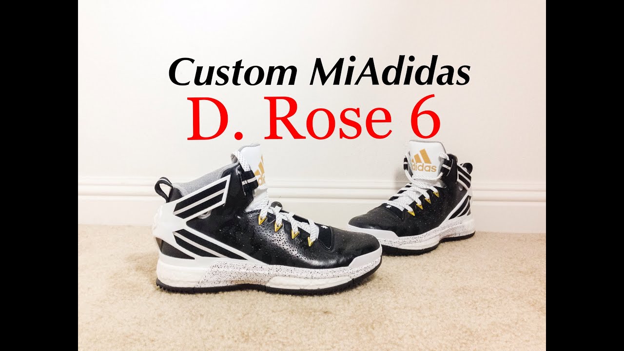 Adidas D. Rose 6 Unboxing & Look (miAdidas Customized)