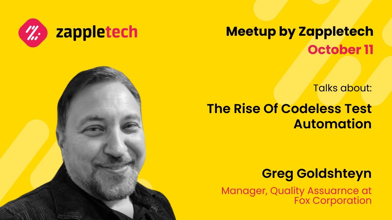 Greg Goldshteyn - The Rise Of Codeless Test Automation