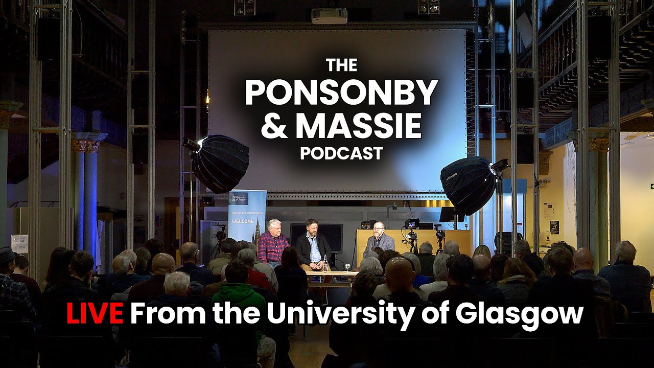 PONSONBY & MASSIE LIVE - From the University of Glasgow with Prof Chris Carman. Plus Question Time.