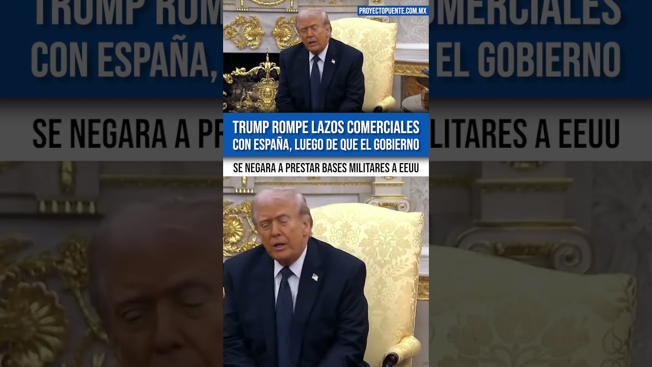 Трамп разорвал торговые отношения с Испанией за отказ предоставить США свои военные базы.