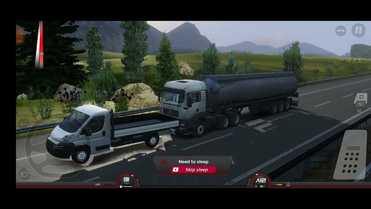 Truckers Of Europe 3 T75 Semi Truck Transporting a Diesel Sending From The Nuremberg 