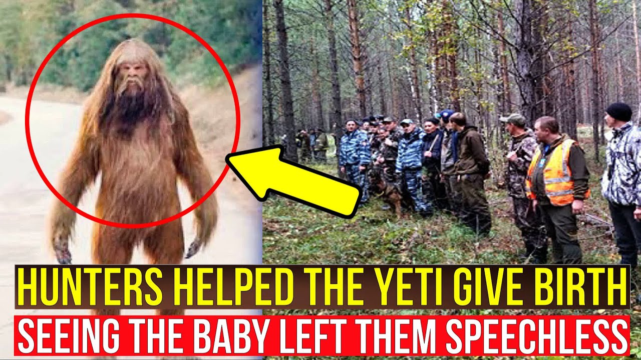 Hunters Helped the YETI Give Birth. When They Saw Who She Gave Birth To, They Were Speechless…