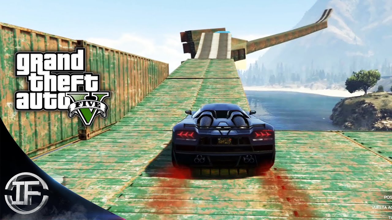 GTA V Online - LOCURA!! SALTANDO RAMPAS EN EL MAR! - Carreras Épicas - Funny Moments - GTA 5