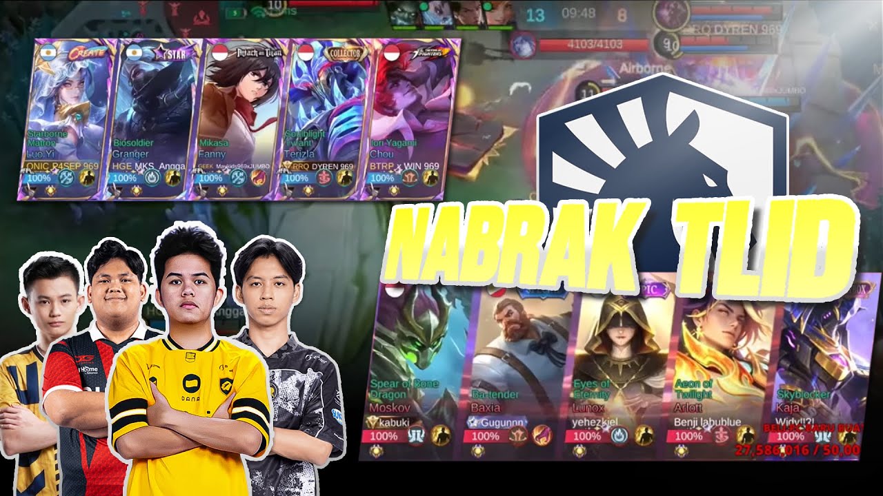 NABRAK FULL TLID / TUTORIAL LOUYI MAININ MAKRO LAWAN ANAK MPL