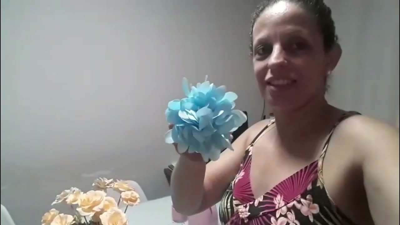 Fiz minhas flores de páscoa!