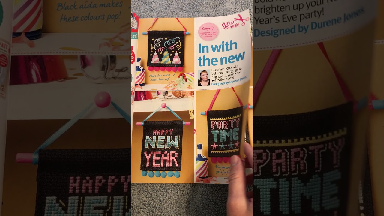 Cross Stitch Crazy January 2018 Flipthrough!