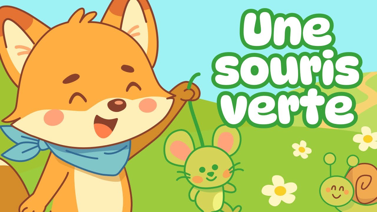 Une Souris Verte | Les Comptines de Nathan #musiquepourbébé #comptinebebe #comptinesfrançaises