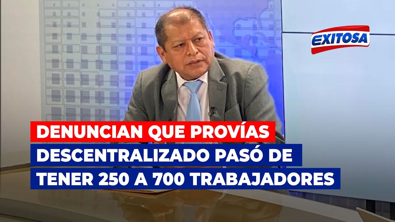 🔴🔵Denuncian que Provías Descentralizado pasó de tener 250 a 700 trabajadores