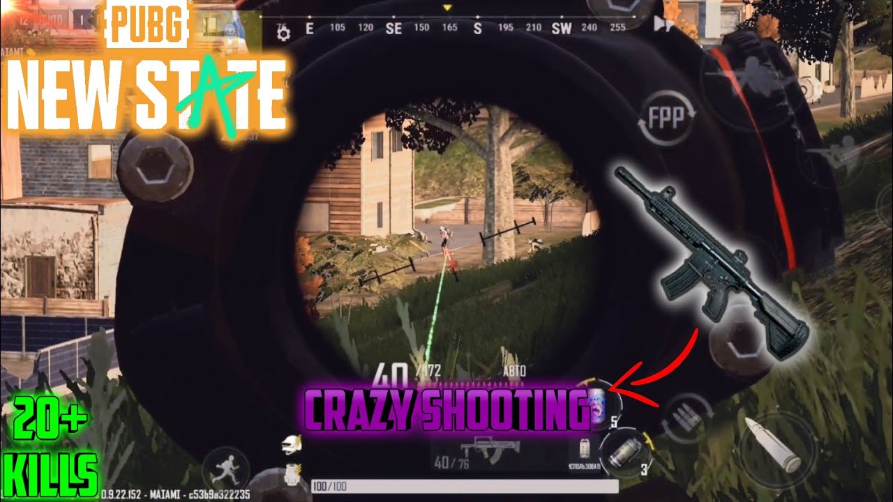 Crazy shooting with m416 | PUBG NEW STATE