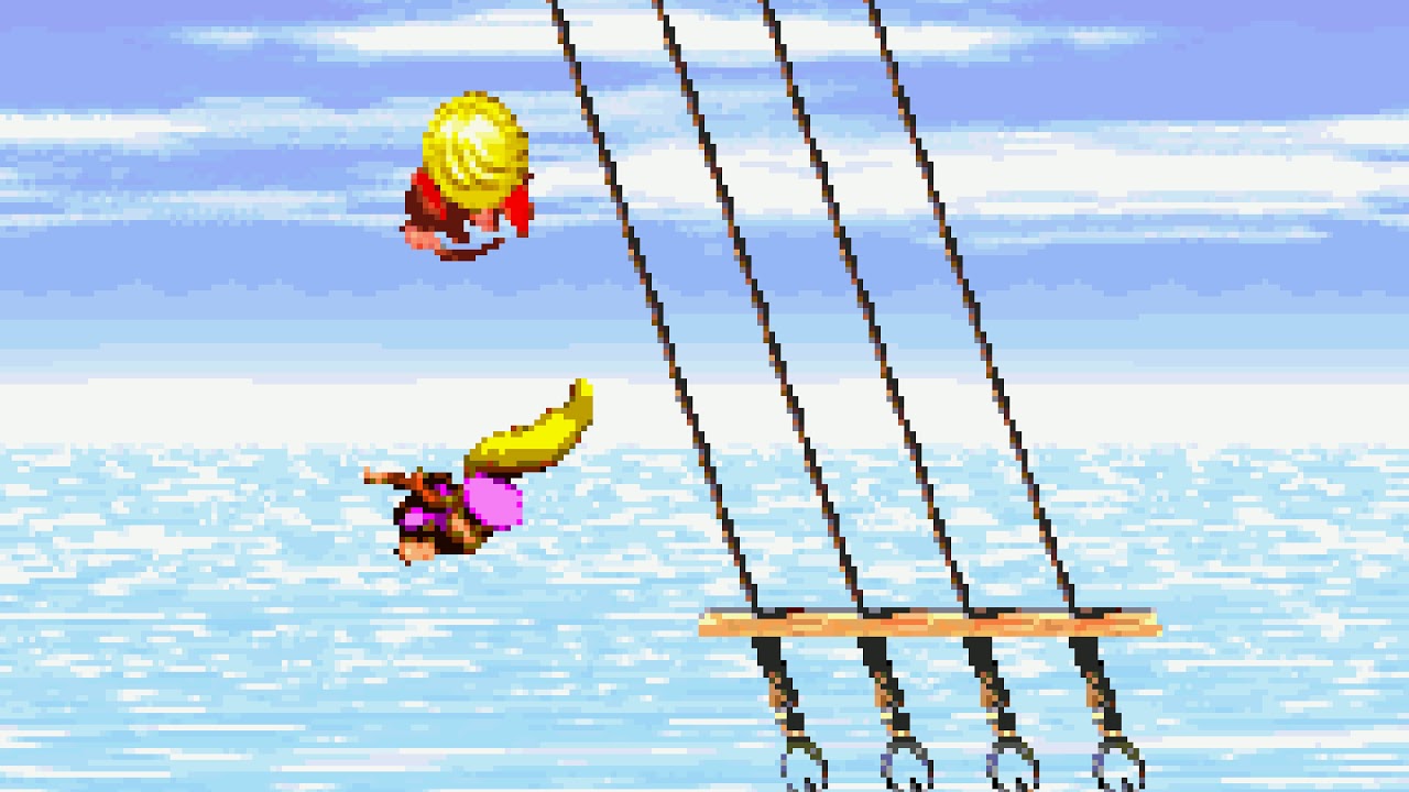 Donkey Kong Country 2 (GBA) - Gangplank Galleon - Pirate Panic