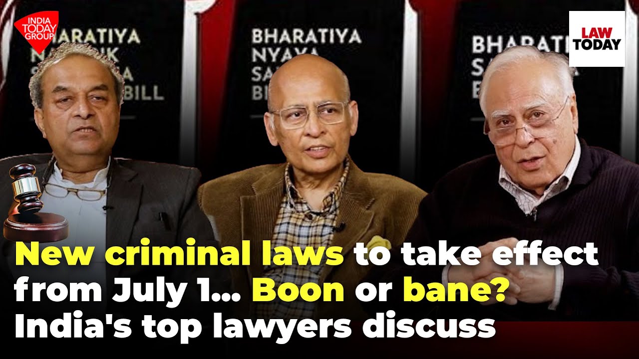 Are the new criminal laws better or worse? | India's Top Lawyers | Sibal, AM Singhvi, Mukul Rohatgi
