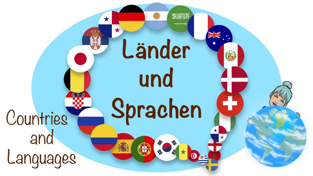 Woher kommst du? Was sprichst du? Länder & Sprachen - Countries & Languages in German Deutsch lernen