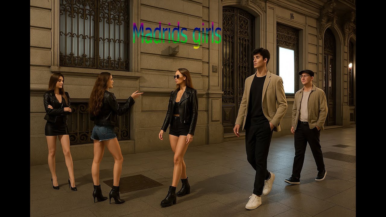 ES Wild Madrid Nightlife 4K Madrid Girls & Party.What happends after 00:00 ocklock.#2025 #4k #madrid