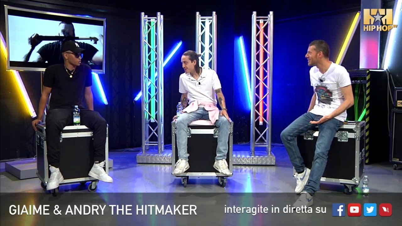 GIAIME E ANDRY THE HITMAKER LIVE SU HIP HOP TV 🎤👊🏻📲